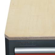 Plywood worktop for HWW05 workshop trolleys and HSW07 workshop cabinets
