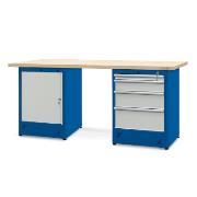 Workbench 2100 x 740: 1 cabinet H11, 1 cabinet H12
