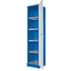 Universal cabinet HSP01 with 4 galvanised steel shelves, 455x1973x450 [mm]