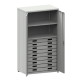 Cabinet  for heavy loads with 9 drawers and shelf