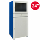 Metal computer cabinet HSC01- for 24 "monitor