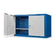 Cabinet mounted on perforated rails, rack or wall