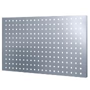 
Perforated galvanized board mounted on the wall 814x480 [mm]