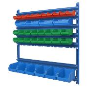 Wall-mounted set with containers (37 containers)