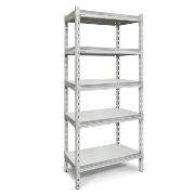 Storage rack with laminated board shelves  800x2005x400 [mm]
