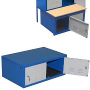Shoe cabinet (800 mm wide) with drainer