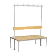 2-sided benchwith hangers - 10  triple hangers