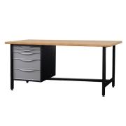 Workbench with drawer cabinet