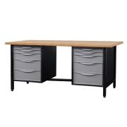 Workbench with 10 drawers
