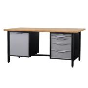 Workbench with storage and 5 drawers