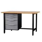 Workbench with drawer cabinet