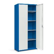 Universal cabinet HSP01 with 4 galvanised steel shelves, 814x1800x450 [mm]