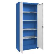 
Universal cabinet: 4 galvanised shelves