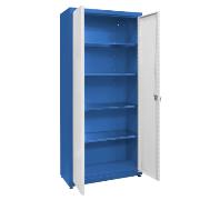 
Universal cabinet: 4 painted shelves