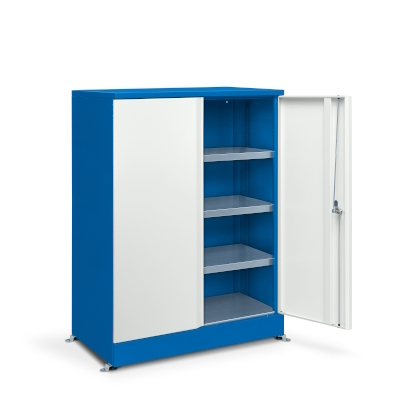 JOTKEL|23263|Universal cabinet HSP01, with galvanised shelves, for self-assembly, 910x1123x450 [mm]
