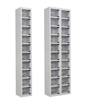 Breakfast cabinets with plexiglass doors