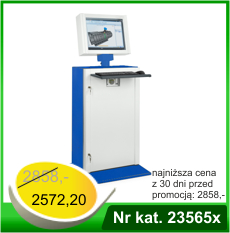 Metalowa szafa na komputer  do monitorów 22 cale  HSC04 - Nr kat. 23565x