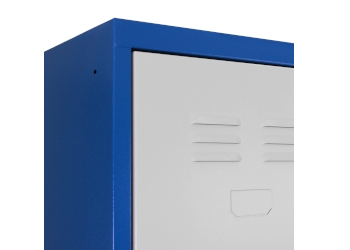 Wytłoczenie w szafie bhp przeznaczone na etykietę Szafy bhp HSU posiadają wytłoczenie na etykietę