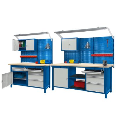 Stoły warsztatowe narzędziowe HSS03 i HSS04