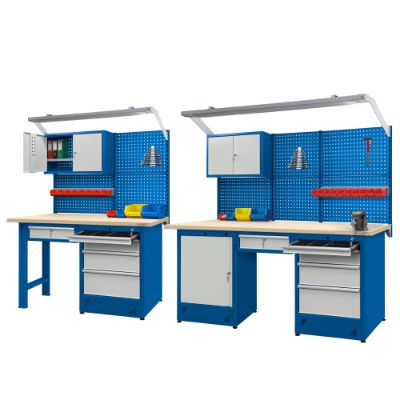 Stoły warsztatowe narzędziowe HSS07 i HSS08